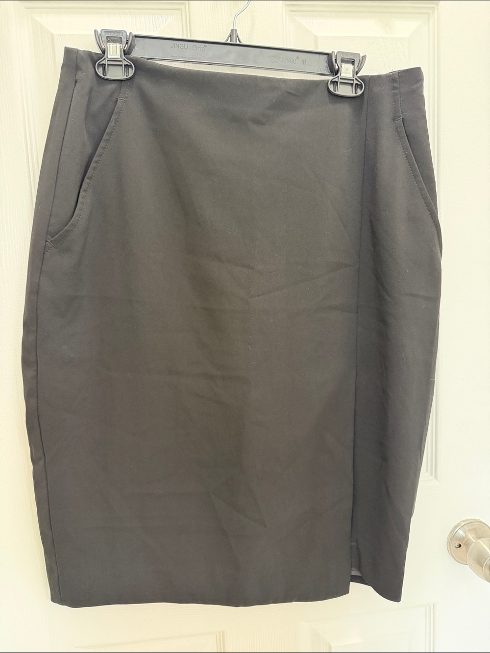 Classic Black Pencil Skirt - Women